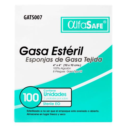 Gasa estéril 10 x 10 cm